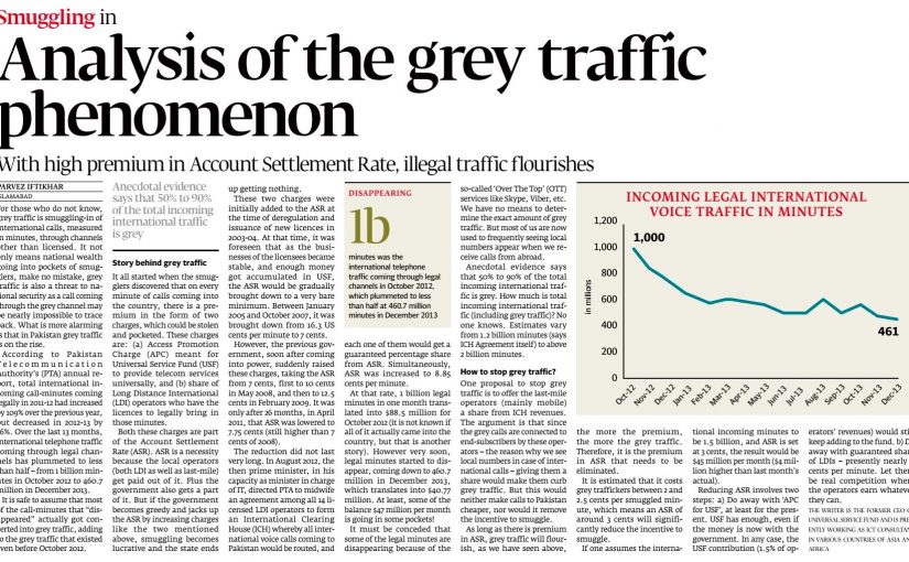 The Express Tribune: Smuggling in Analysis of the grey traffic phenomenon