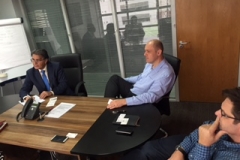with CEO and COO of Vodacom Nigeria-Lagos 24feb15