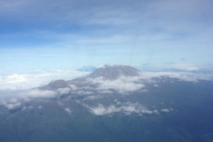 Flying by mt-kilimanjaro May 2013