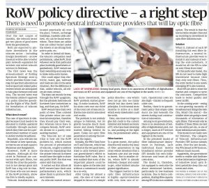 RoW Policy Directive Article, 01-Feb-2021